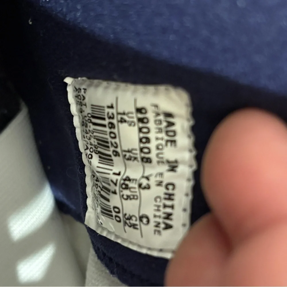 🏀 Jordan Jumpman Team J “Michigan” White/Navy/Varsity Maize – Size 14